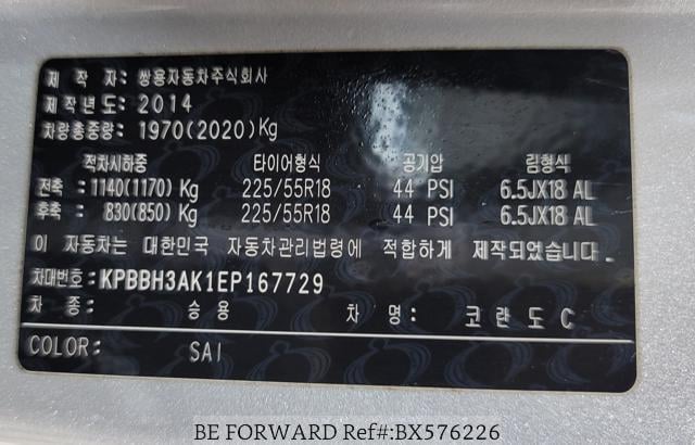 
								SSANGYONG KORANDO full									